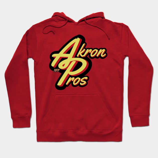 Modernized Akron Pros Hoodie by 7071